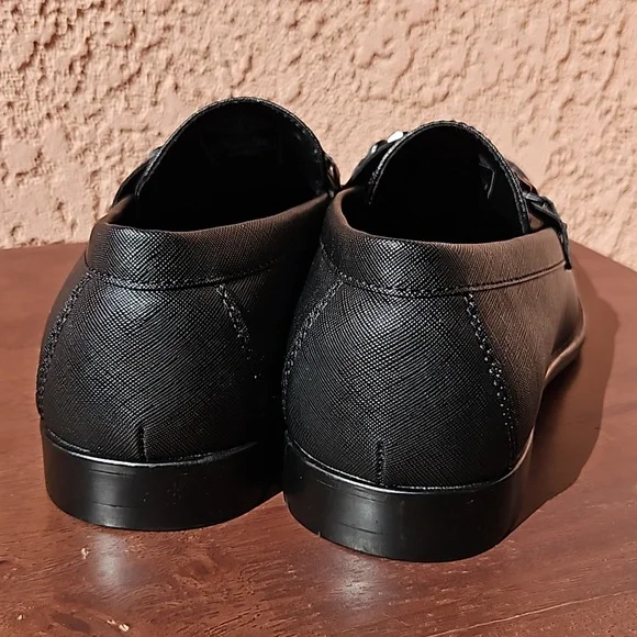 Guess Black Ciflin Loafers Dress Shoes Slip-On Size 10M - Picture 9 of 13